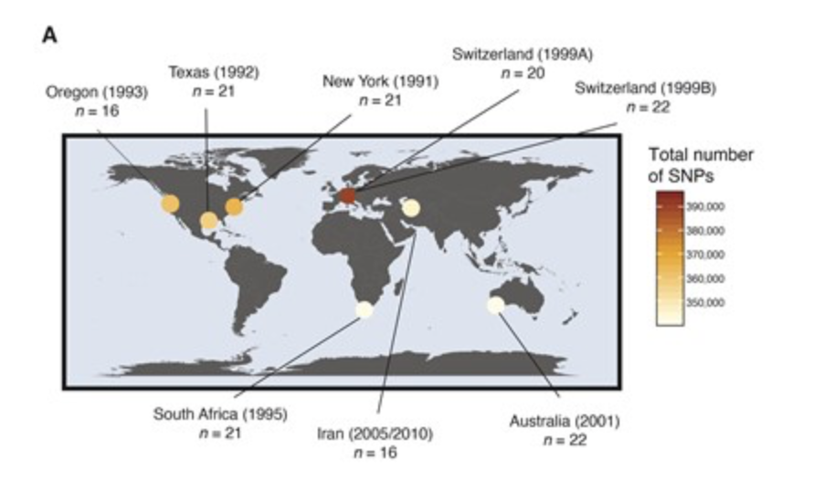 The Genetic Architecture of Emerging Fungicide Resistance in Populations of a Global Wheat Pathogen